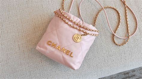 chanel 22 pink small